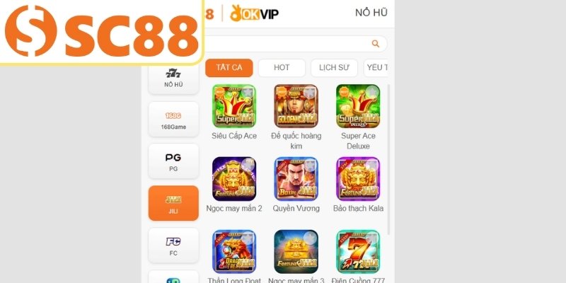 Nổ hũ JILI sảnh cược slot hấp dẫn