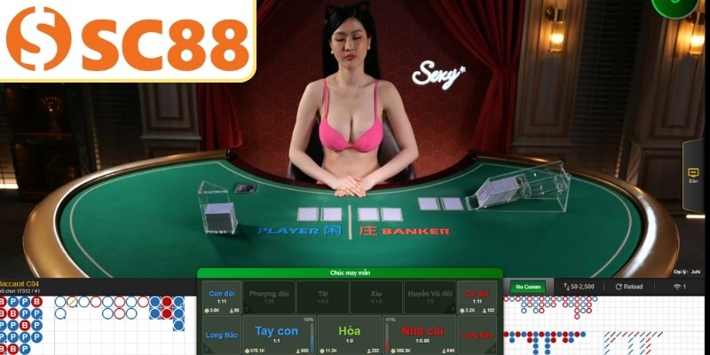 Dealer nóng bỏng trong phòng live